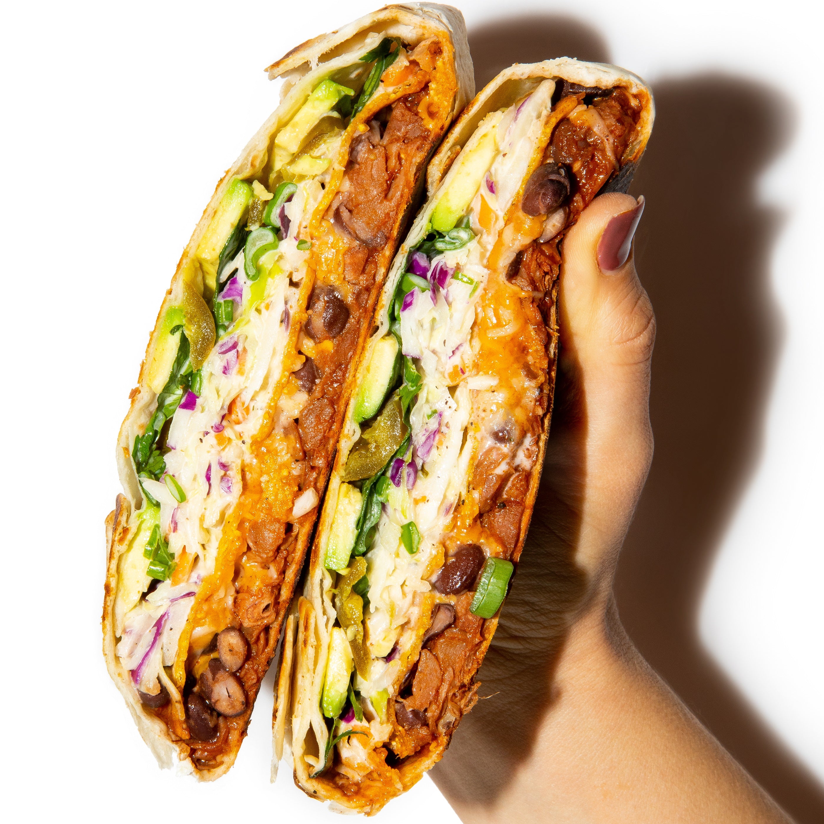 BBQ Jackfruit Crunch Wrap Supreme Chefs Life