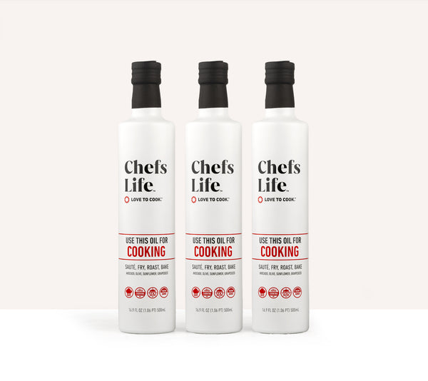 Chefs Life Three Bottle Cooking Oil Bundle