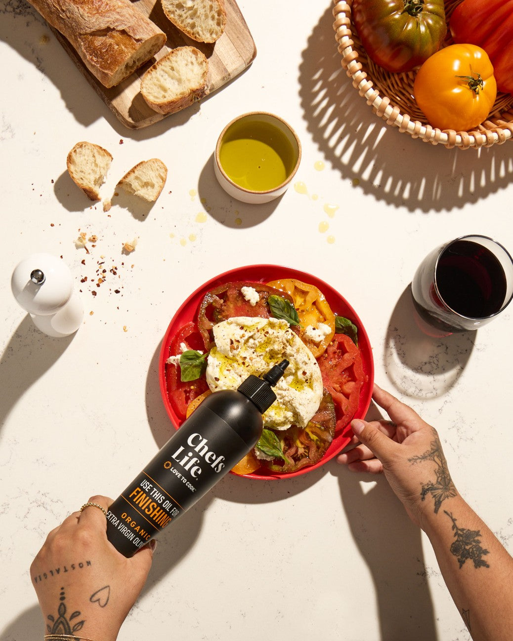 Organic Finishing 100% Extra Virgin Olive Oil Squeezable – Chefs Life
